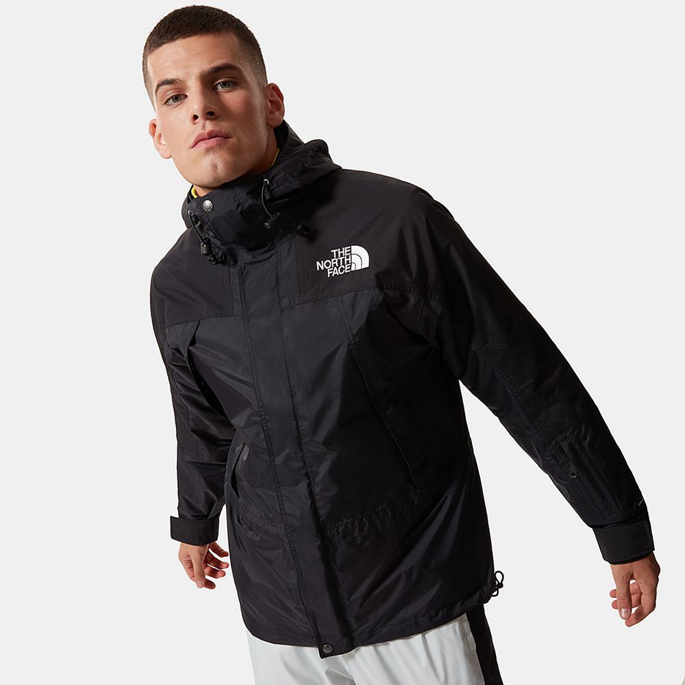 The North Face Insulated Jacket Mens Australia - The North Face K2rm Dryvent Black Mountain (SKR-982